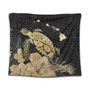 Hawaii Tapestry Turtle Hibiscus Gold
