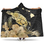 Hawaii Hooded Blanket Turtle Hibiscus Gold