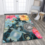 American Samoa Area Rug Turtle Tropical Beach