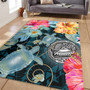 American Samoa Area Rug Turtle Tropical Beach