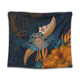Hawaii Tapestry Turtle Design With Hibiscus Tropical Style