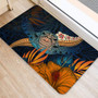 Hawaii Door Mat Turtle Design With Hibiscus Tropical Style