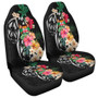 Fiji Car Seat Covers Coat Of Arms Polynesian With Hibiscus