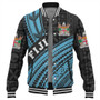 Fiji Baseball Jacket Custom Melanesian Tattoo Simple