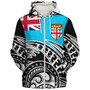 Fiji Sherpa Hoodie Custom Ethnic Style