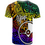 Yap Custom Personalised T-Shirt - Rainbow Polynesian Pattern