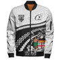 Fiji Bomber Jacket Bula Rugby Style