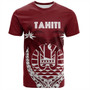 Tahiti T-Shirt Coat Of Arms Coconut