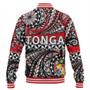 Tonga Baseball Jacket Polynesian Tattoo Tongan Tapa