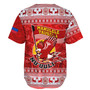 American Samoa Baseball Shirt Nu'uuli Christmas Style
