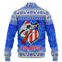 American Samoa Baseball Jacket Fagatogo Christmas Style