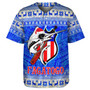 American Samoa Baseball Shirt Fagatogo Christmas Style
