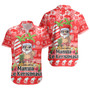 American Samoa Short Sleeve Shirt Manuia Le Kerisimasi Tropical Xmas Patterns