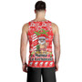 American Samoa Tank Top Manuia Le Kerisimasi Tropical Xmas Patterns