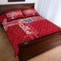 Tahiti Quilt Bed Set French Polynesia Pattern Vintage Style