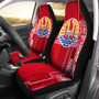 Tahiti Car Seat Covers French Polynesia Pattern Vintage Style