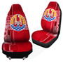 Tahiti Car Seat Covers French Polynesia Pattern Vintage Style