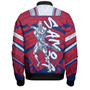 Samoa Bomber Jacket Samoa Warrior Tribal Pattern