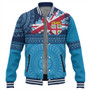 Fiji Baseball Jacket Flag Bula Tribal