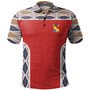 Tonga Polo Shirt Tribal Pattern Coat Of Arms Of Tonga