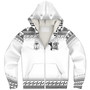 Fiji Sherpa Hoodie Rugby Ball Tapa Patterns