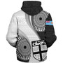 Fiji Sherpa Hoodie Flying Fijians Rugby Tribal Pattern With Shield 2023