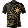 Philippines Filipinos Polo Shirt Polynesian Tribal Pattern Simple Style Gold