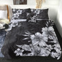 Hawaii Comforter Hibiscus B&W