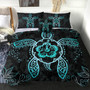 Hawaii Comforter Turtle Hibiscus Blue