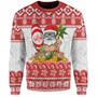 Hawaii Sweatshirt Santa Surfing Merry Christmas Kanaka Maoli