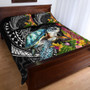 Hawaii Quilt Bed Set Turtle Ocean Spiral Polynesian Patterns