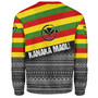 Hawaii Sweatshirt Kanaka Maoli Flag Polynesian Tribal Patterns Grunge Style