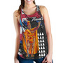 Hawaii Women Tank  Hawaii King Grunge Style Color Flag Style