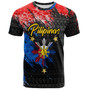 Philippines Filipinos T-Shirt Pilipinas Sun Grunge Style