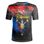 Philippines Filipinos Rugby Jersey Pilipinas Sun Grunge Style