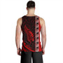 New Zealand Tank Top Custom Maori Silver Fern