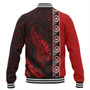 New Zealand Baseball Jacket Custom Maori Silver Fern