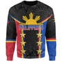 Philippines Filipinos Sweatshirt Philippines Sun Tribal Pattern Style