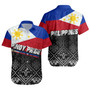 Philippines Filipinos Short Sleeve Shirt Pinoy Pride Grunge Style