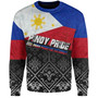 Philippines Filipinos Sweatshirt Pinoy Pride Grunge Style