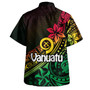 Vanuatu Hawaiian Shirt  Long God Yumi Stanap Flag Color Tribal Patterns Style