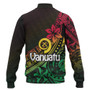 Vanuatu Baseball Jacket Long God Yumi Stanap Flag Color Tribal Patterns Style