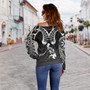 Philippines Filipinos Off Shoulder Sweatshirt Filipino National Tribal Patterns Style