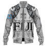 Fiji Baseball Jacket Fiji My Island Home Tribal Patterns