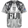 Fiji Baseball Shirt Fiji My Island Home Tribal Patterns