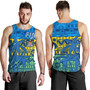 Fiji Tank Top Fijian Tapa Patterns Palm Tree Design