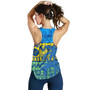 Fiji Women Tank Fijian Tapa Patterns Palm Tree Design