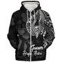 Guam Sherpa Hoodie Hafa Adai Guam Seal Half Sleeve Tattoo