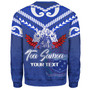 Samoa Sweatshirt Toa Samoa Tribal Pattern