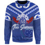 Samoa Sweatshirt Toa Samoa Tribal Pattern